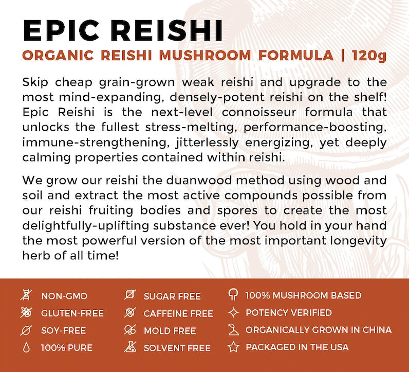 Free Epic Reishi on orders USD$200+