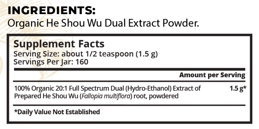 Free Glow He Shou Wu on orders USD$200+