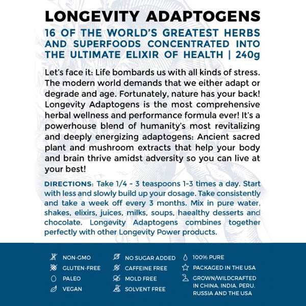 Longevity Adaptogens