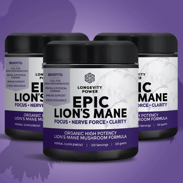 Free Epic Lion's Mane (30 servings) on orders USD$200+