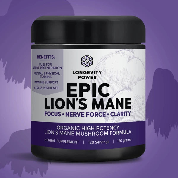 Free Epic Lion's Mane (30 servings) on orders USD$200+