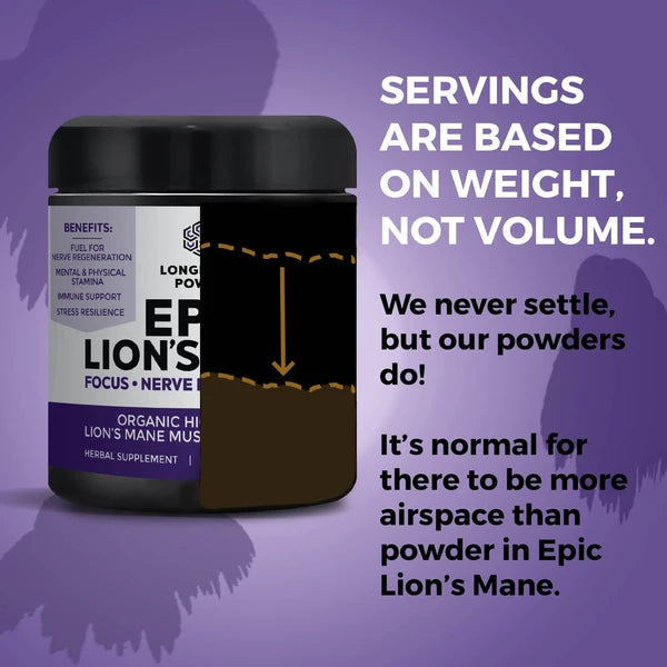 Free Epic Lion's Mane (30 servings) on orders USD$200+